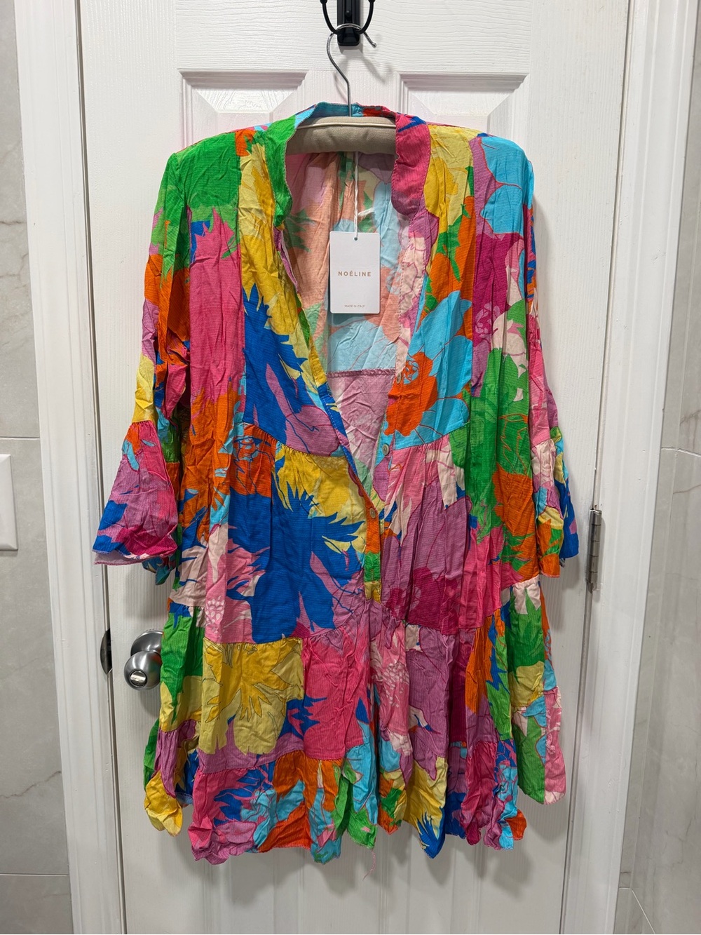 NWT- One Size- Multicolor Floral Dress